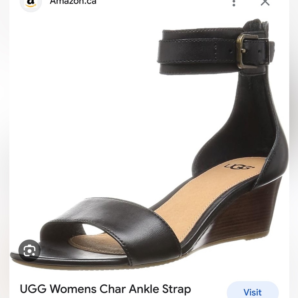 UGG • Char Ankle Strap Sandal Wedge